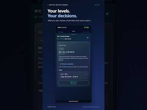 Frame from the Crypto Battle Buddy promotional film